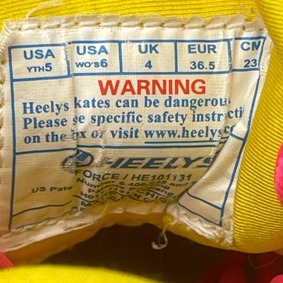 Heelys Force Shoes Womens Size 6 Colorblock Pink Multicolor Casual Skate Sneaker - Picture 8 of 8